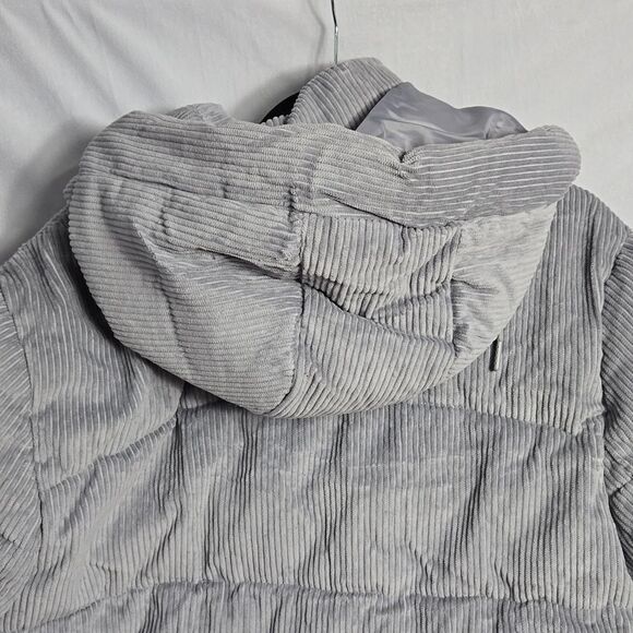 NWT.. LEVI'S.. gray, puffer, courderoy jacket.. - Picture 11 of 16